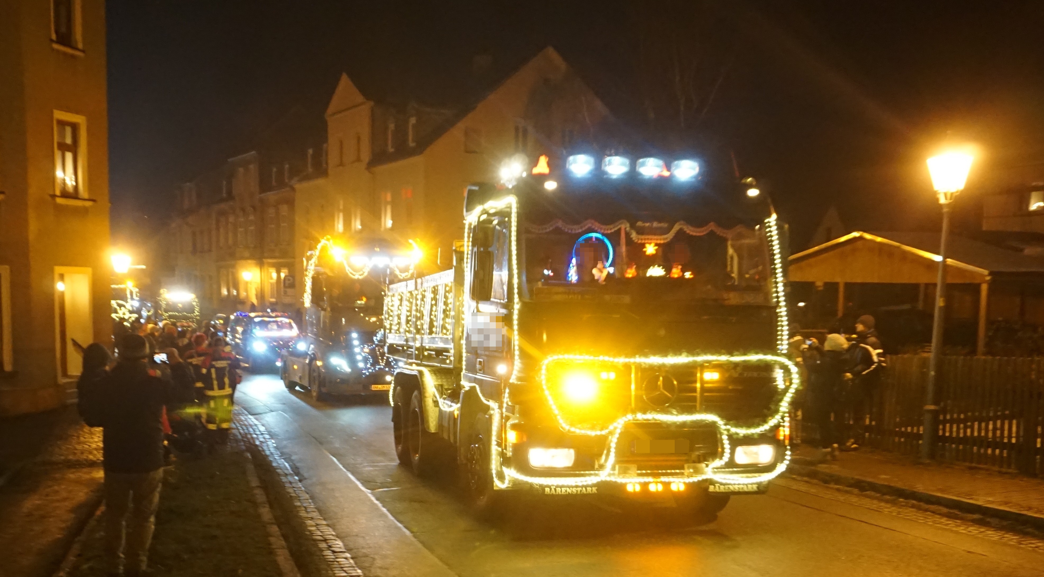 Lichterfahrt im Sehmatal am 29.11.2025 in Schlettau im Erzgebirge